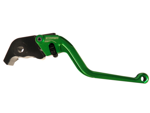 Brake lever ACCOSSATO EDR019 fixed CNC-worked aluminium, green