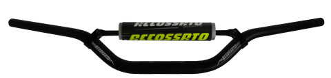 Handlebar ACCOSSATO aluminium, 28.5 mm Crni