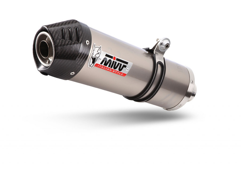 Silencer MIVV OVAL KT.024.L4C Titanium / Carbon cap