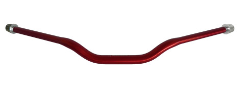Handlebar ACCOSSATO HB183 Aluminium Made With Variable Diameter - 28.5 mm crven
