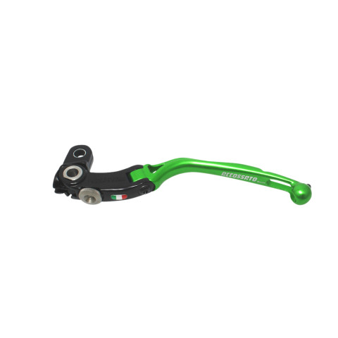 Folding lever ACCOSSATO LV017 in aluminium for ACCOSSATO full clutch green