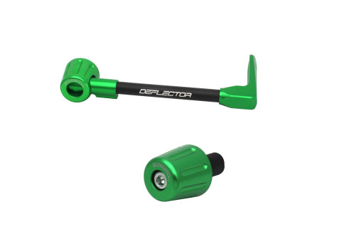 Lever guard in aluminium + left end ACCOSSATO DE004 with black hose and joint right