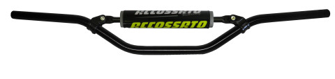 Handlebar ACCOSSATO aluminium, 22 mm Crni