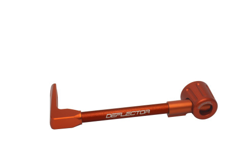 Lever guard ACCOSSATO DE002 with orange hose and joint left, aluminium