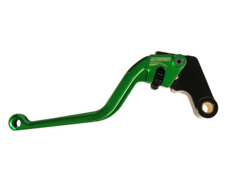 Clutch Lever ACCOSSATO ESB22 fixed CNC-worked aluminium, green
