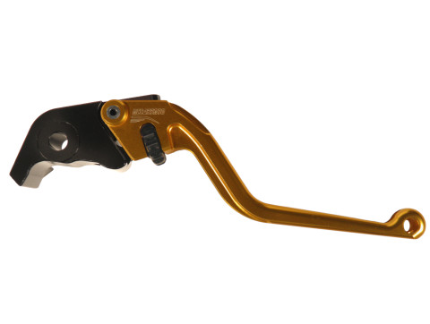 Brake lever ACCOSSATO EDR019 fixed CNC-worked aluminium, gold