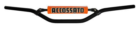 Handlebar ACCOSSATO aluminium, 22 mm Crni
