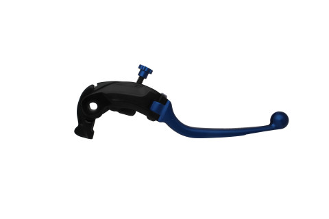 Adjustable folding lever ACCOSSATO LV019 in aluminium for Nissin radial brake master cylinder plavi