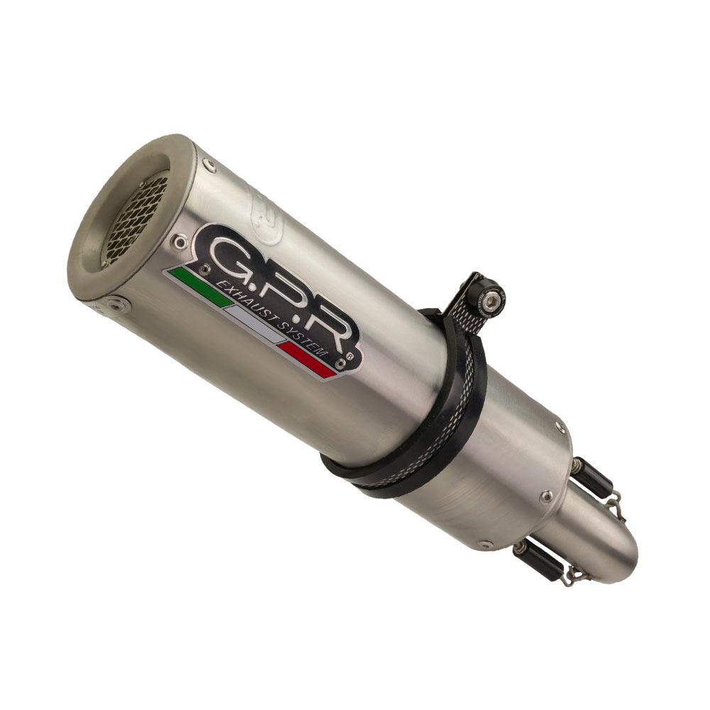 Slip-on exhaust GPR M3 A.63.RACE.M3.INOX Brushed Stainless steel including link pipe