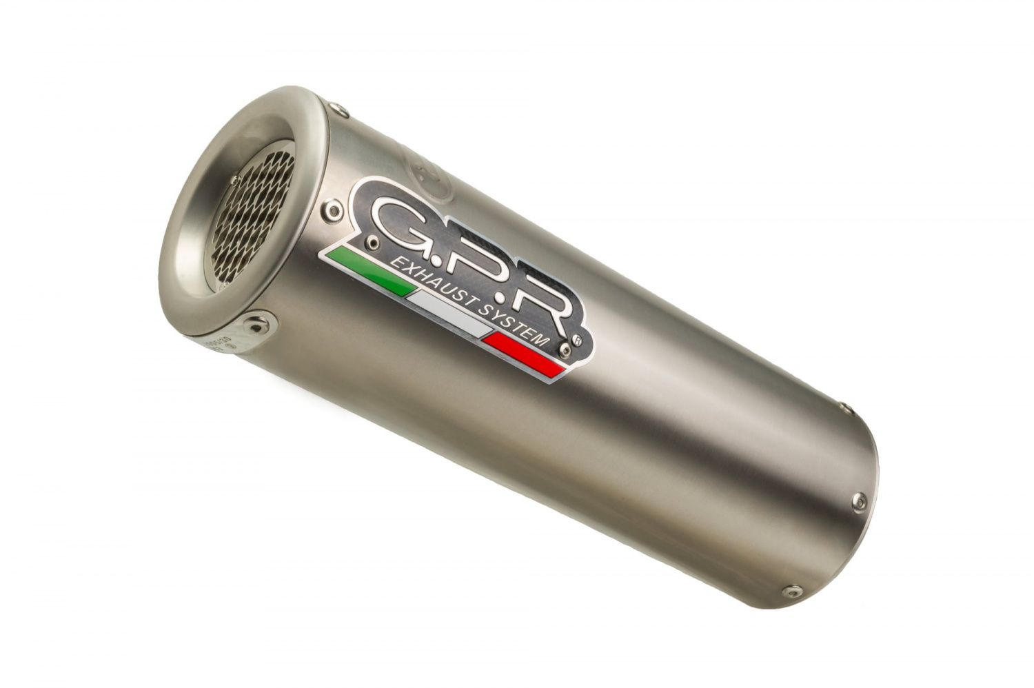 Slip-on exhaust GPR M3 BMW.76.M3.TN Brushed Titanium including removable db killer and link pipe