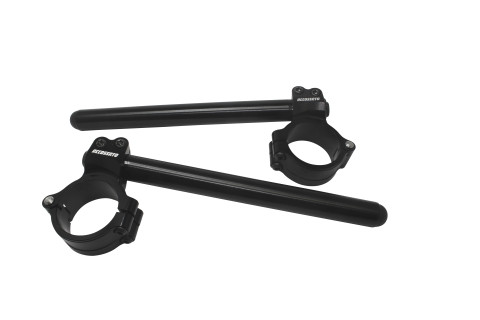 Pair of raised clip-on ACCOSSATO CP004 + 20 mm 10 degrees inclination, black