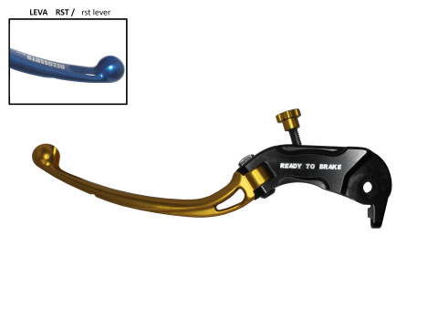 Ručica kvačila ACCOSSATO LV033 in Aluminium For Clutch Master Cylinder Ready To Brake zlato