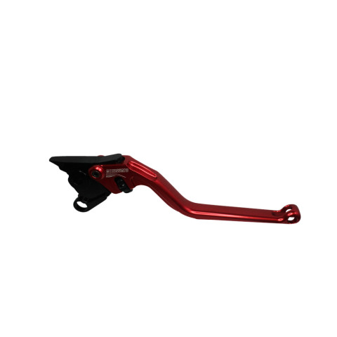 Brake lever ACCOSSATO EDB080 fixed CNC-worked aluminium, red