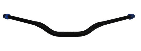 Handlebar ACCOSSATO HB183 Aluminium Made With Variable Diameter - 28.5 mm Crni