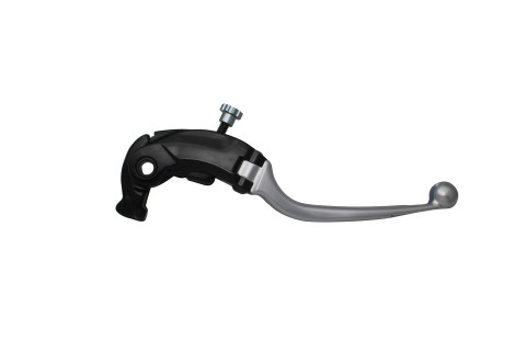 Adjustable folding lever ACCOSSATO LV019 in aluminium for Nissin radial brake master cylinder titanium