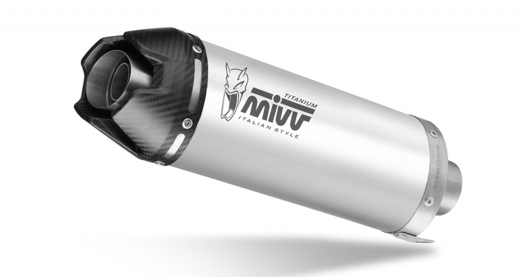 Full exhaust system 3x1 MIVV AK-1 Y.081.L4K Titanium with carbon cap