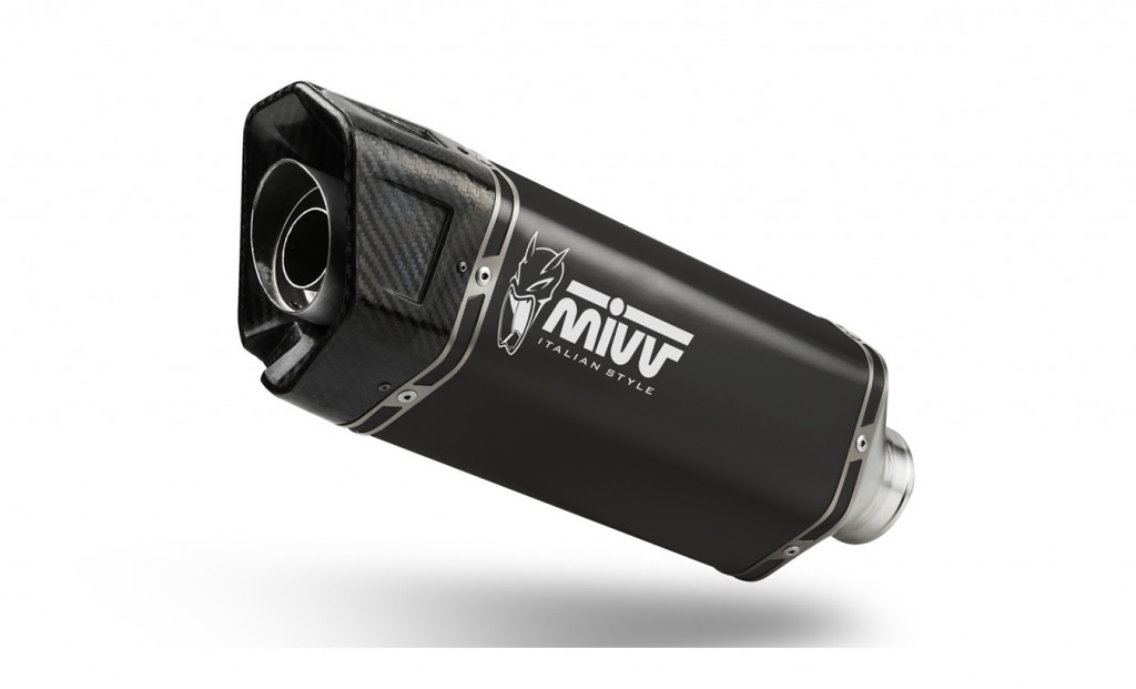 Cijeli ispušni sustav 2x1 MIVV SR-1 Y.080.KR1TB Black titanium