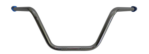 Handlebar ACCOSSATO HB157 Chromed Steel Made With Constant Diameter - 22 mm Crni