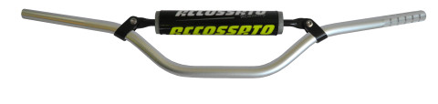 Handlebar ACCOSSATO aluminium, 22 mm silver