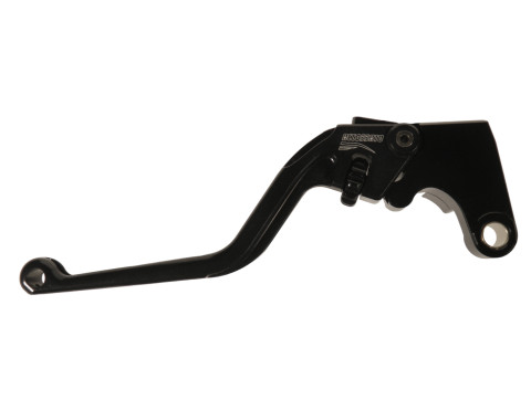 Clutch Lever ACCOSSATO ESY688H fixed CNC-worked aluminium, black