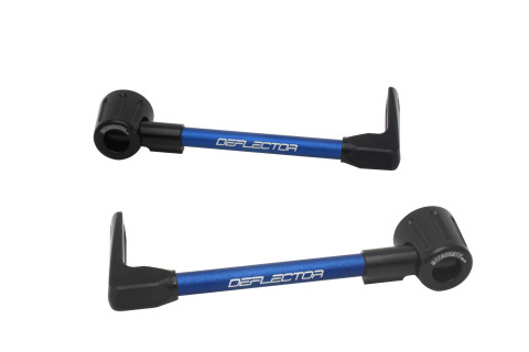 Lever guard ACCOSSATO DE003 with blue hose and joint right + left , aluminium