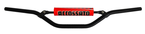 Handlebar ACCOSSATO aluminium, 22 mm Crni