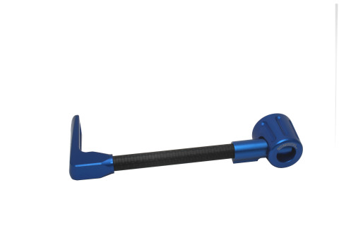 Lever guard ACCOSSATO DE007 with black hose and joint left, carbon