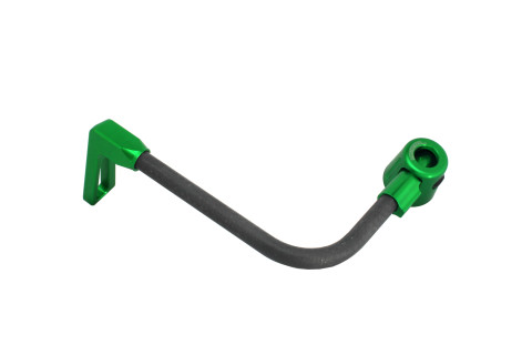 Lever guard ACCOSSATO DE007 with black hose and joint left, carbon