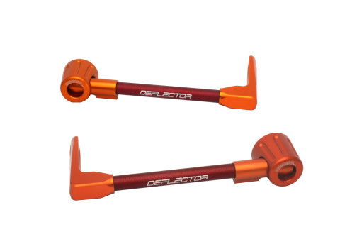 Lever guard ACCOSSATO DE003 with red hose and joint right + left , aluminium