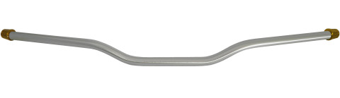 Handlebar ACCOSSATO aluminium, 22 mm silver