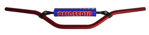 Handlebar ACCOSSATO aluminium, 22 mm crven