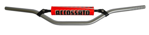 Handlebar ACCOSSATO aluminium, 22 mm silver