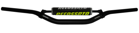 Handlebar ACCOSSATO aluminium, 28.5 mm Crni