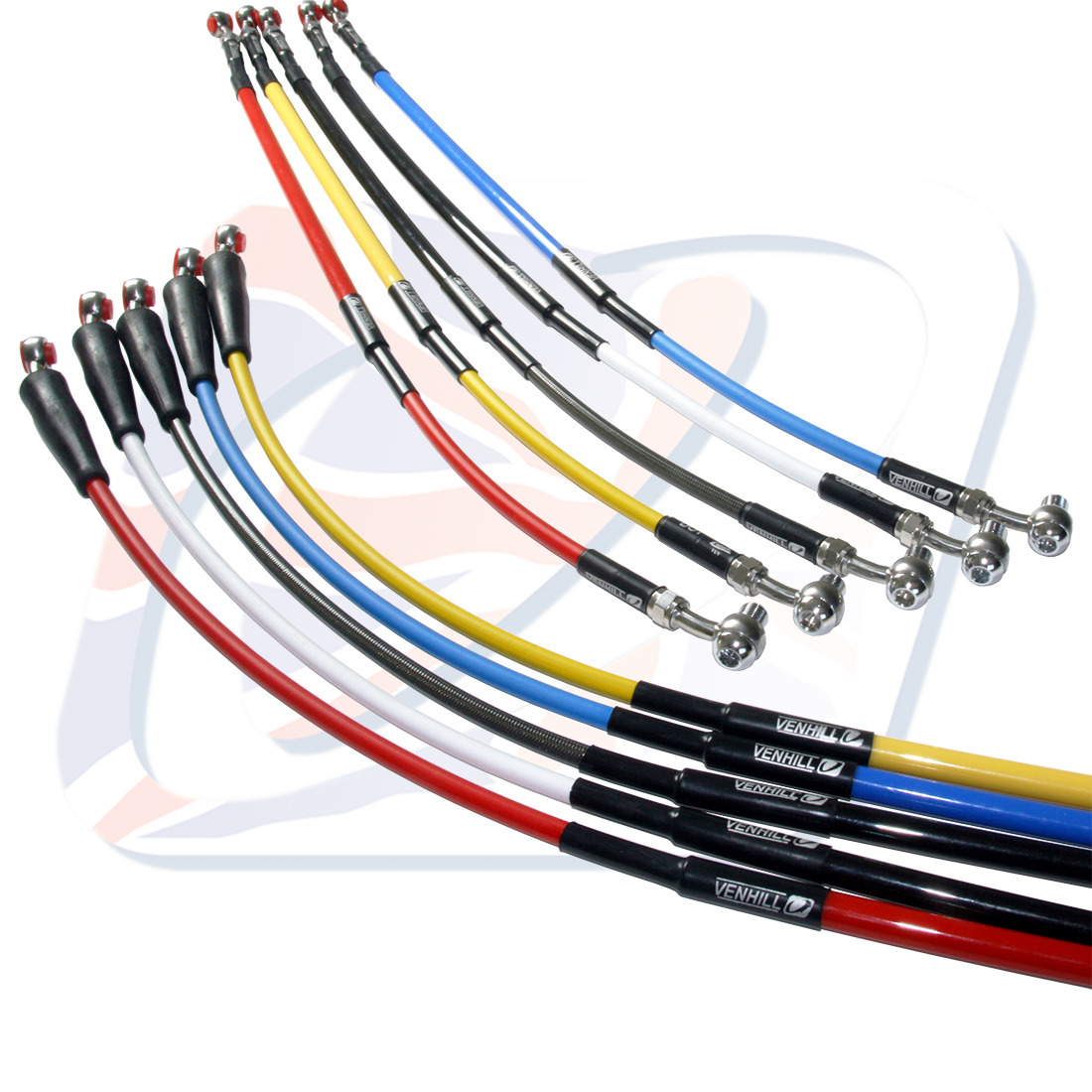 Rear brake hose Venhill S01-2-027/P Clear