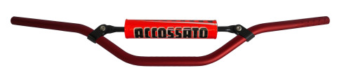 Handlebar ACCOSSATO aluminium, 22 mm crven