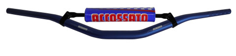 Handlebar ACCOSSATO aluminium, 28.5 mm plavi
