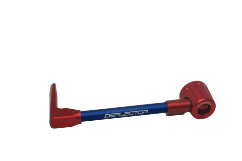Lever guard ACCOSSATO DE002 with blue hose and joint left, aluminium