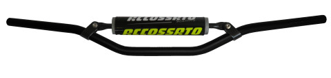Handlebar ACCOSSATO HB064 Aluminium Made With Constant Diameter - 22 mm Crni
