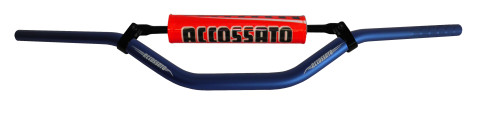Handlebar ACCOSSATO aluminium, 28.5 mm plavi