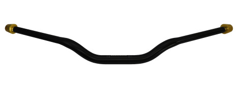 Handlebar ACCOSSATO HB183 Aluminium Made With Variable Diameter - 28.5 mm Crni