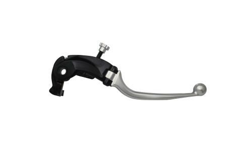 Adjustable folding lever ACCOSSATO LV020 in aluminium for Nissin radial brake master cylinder silver