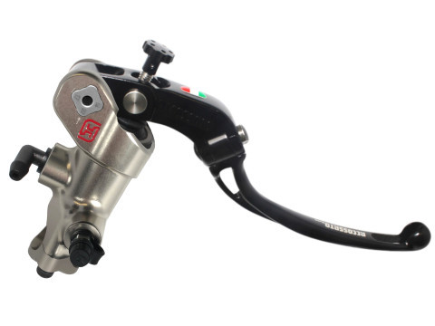 Radial Brake Master Cylinder ACCOSSATO PC008 PRS 19x17-18-19 with folding lever, black