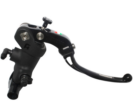 Radial Brake Master Cylinder ACCOSSATO PC008 PRS 19x17-18-19 with folding lever, black