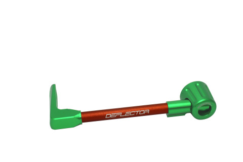 Lever guard ACCOSSATO DE002 with orange hose and joint left, aluminium