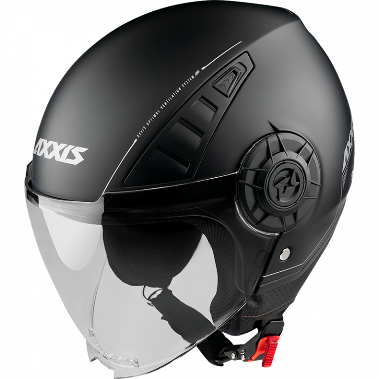 JET helmet AXXIS METRO solid A1 black gloss M