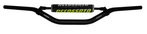 Handlebar ACCOSSATO aluminium, 28.5 mm Crni