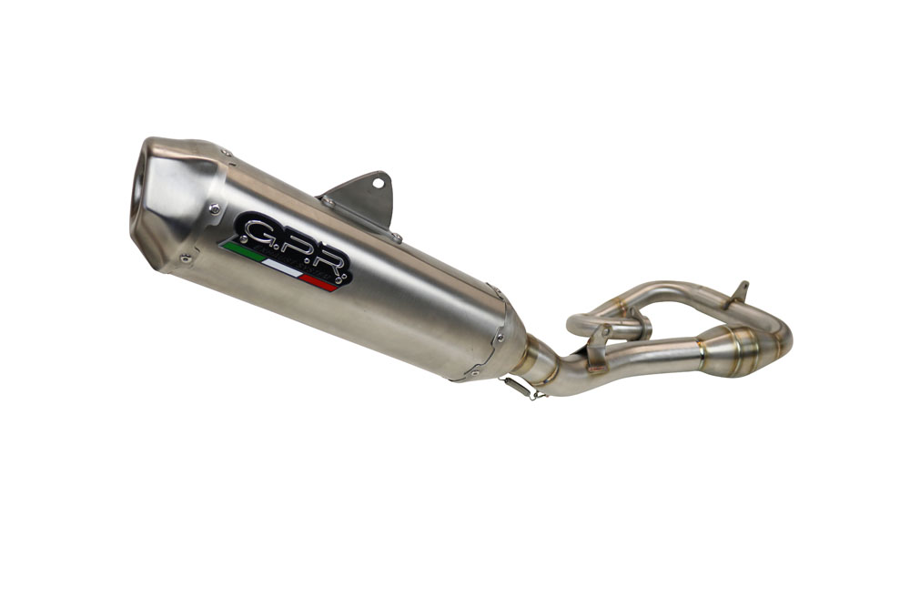 Cijeli ispušni sustav GPR PENTACROSS PNT.MX.35.IO Brushed Stainless steel including removable db killer/spark arrestor