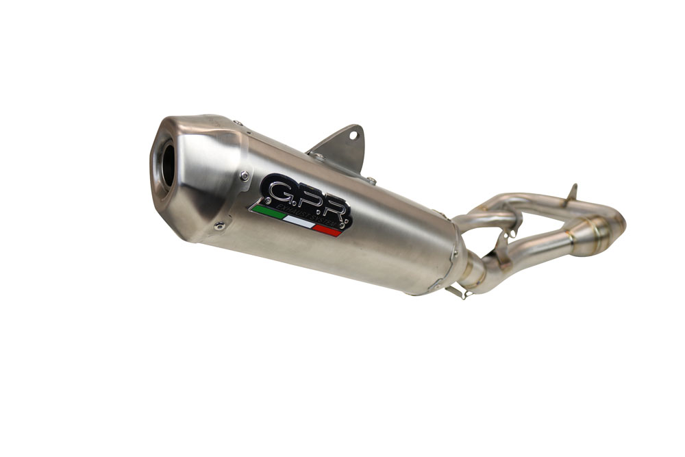 Slip-on exhaust GPR PENTACROSS PNT.MX.30.FTT Brushed Titanium including link pipe