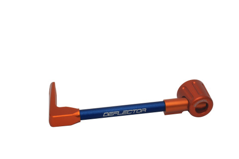 Lever guard ACCOSSATO DE002 with blue hose and joint left, aluminium