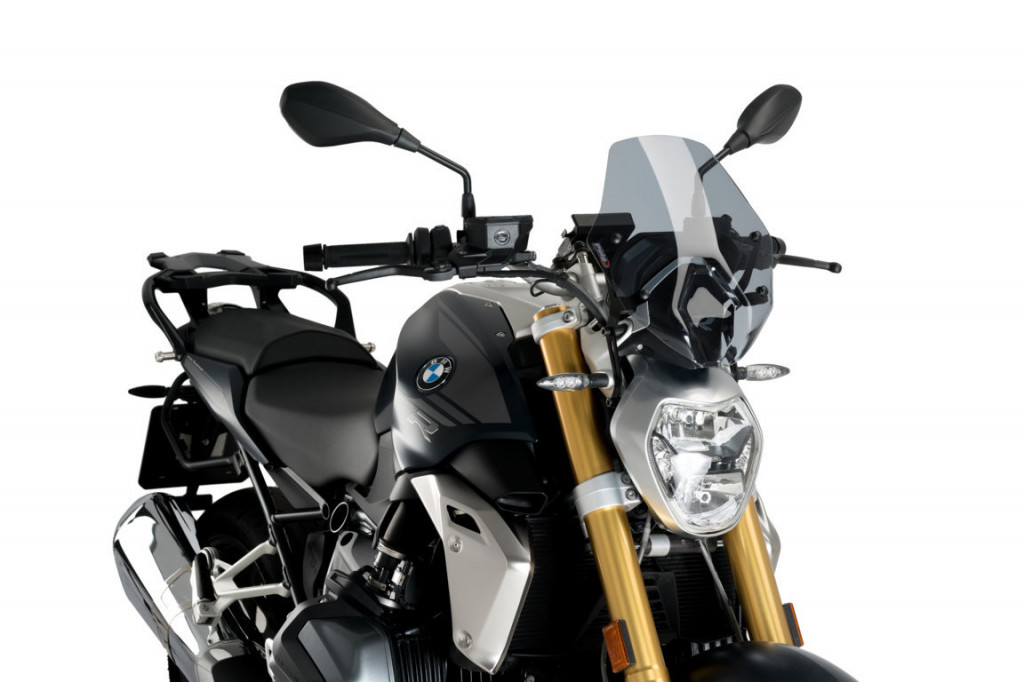 Windshield PUIG NEW GEN. SPORT 3624H smoke for BMW R 1250 R 2019-2022